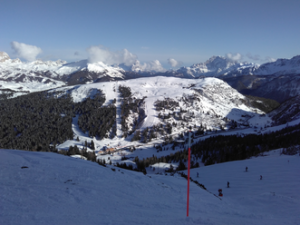 Sneeuwlandschap Arabba, Italië