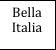 Logo Bella Italia