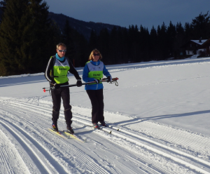 Langlaufen 'aan de stok' St Ulrich