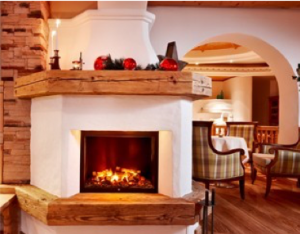 Open haard hotel Tauernblick Bramberg