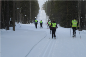Langlaufen in Rauhala, Finland