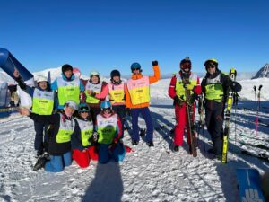 Een groep NVSV deelnemers en begeleiders