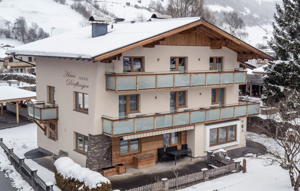 Haus Dörflinger in de winter